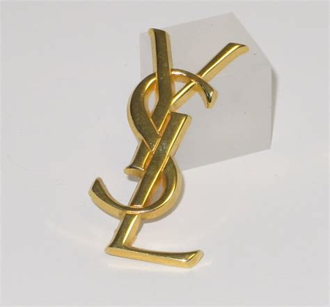 yves saint laurent brooch pin.